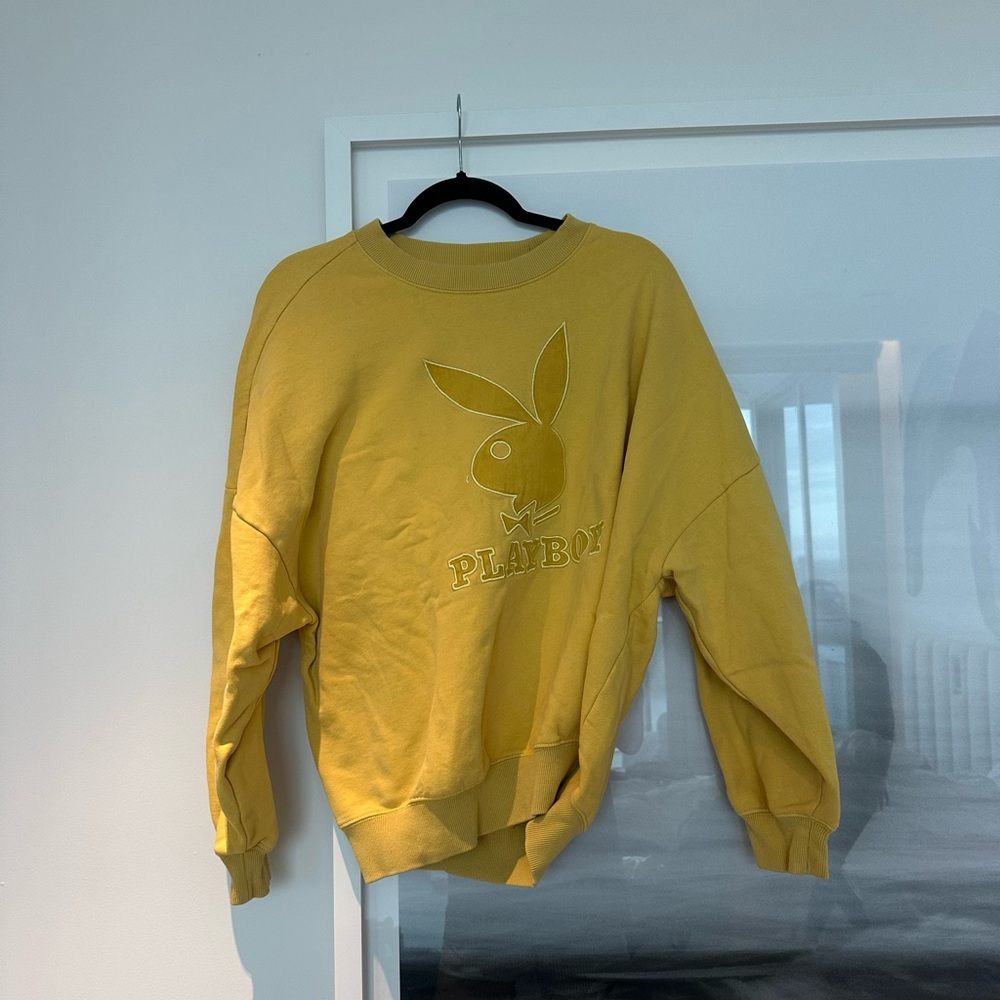 PLAYBOY Mustard Sweatshirt
